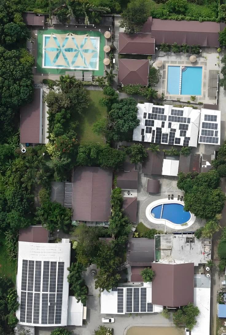 Aerial view of Leticia's Garden
